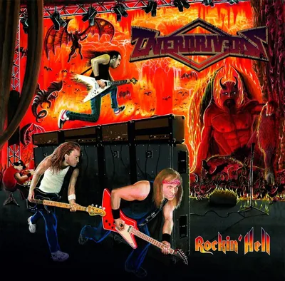Productafbeelding van Overdrivers - Rockin' Hell (Limited Edition) (Oranje vinyl) - (LP / Rock)