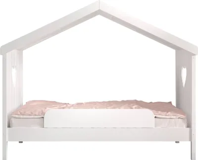 Produktbild von Hausbett Kamila 2 213x99x172 Kinderbett Einzelbett Massivholz+MDF Weiß