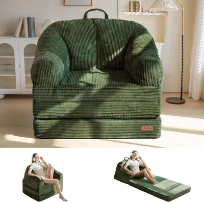 Produktbild von Faltbares Sitzsack-Sofa mit Rückenlehne