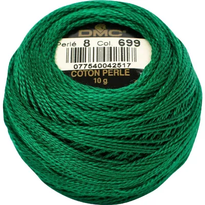 Produktbild von DMC Perlgarn Knäuel Stärke 8, 10 g, 116A/8-699