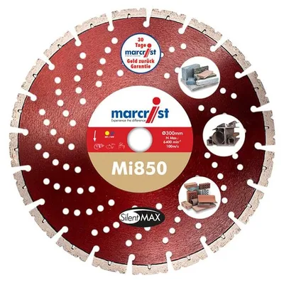 Produktbild von Marcrist Diamanttrennscheibe MI850 180mm für Beton und Granit