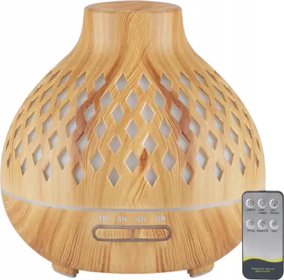 Obrázek produktu pro Aroma Difuzér 400 Ml + Časovač Zvlhčovače Vedl Ultrazvukový Senzor Vody