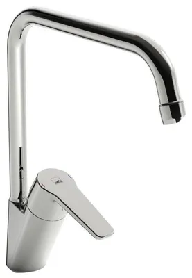 Produktbild von Küchenarmatur – Ausziehbar – Hoher, schwenkbarer Auslauf – Ohne Stromanschluss