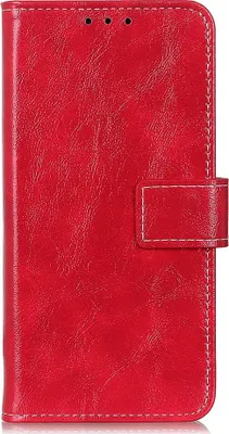 Produktbild von Mobigear Basic  Xiaomi Redmi Note 10S Hülle Klapphülle Geldbörse - Rot