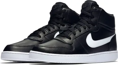 Produktbild von Nike Ebernon Mid - Herren Schuhe Sneakers Leder Schwarz AQ1773-002 , EU 42.5 US 9