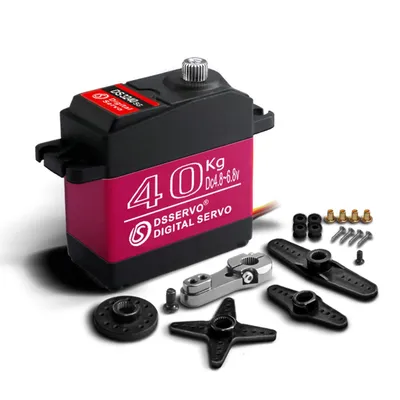 Obrázok produktu pre DS3240 7,4V 40KG digitálny servomotor s 25T vačkami pre Baja Car 1/10 robotický model auta (180 stupňov)