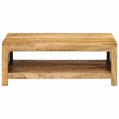 Immagine prodotto di Tavolino da Salotto 80x55x30 cm in Legno Massello di Mango