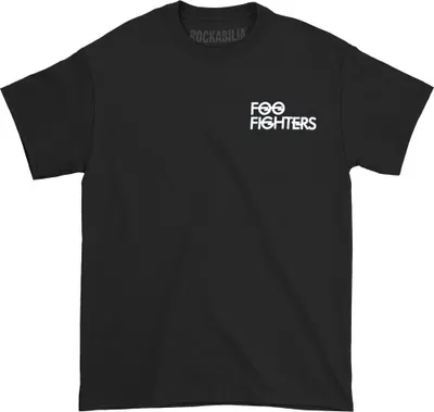 Produktbild von Foo Fighters - T-Shirt Logo für Herren/Damen Uni RO744 (L) (Schwarz)