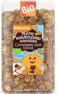 Obrázok produktu pre KUKURIČNÉ A KAKAOVÉ VLOČKY 300 g - BIOMINKI