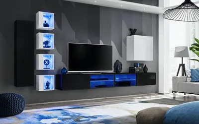 Image de Meuble pour salon RIONATA 26 - noir / blanc