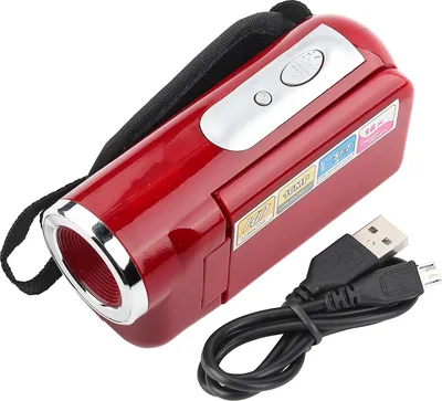 Zdjęcie produktu dla Przenośna cyfrowa kamera wideo HD dla dzieci z ekranem TFT LCD Zabawka czerwona