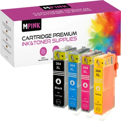 Produktbild von 4x Druckerpatronen für HP CB317EE CB323EE CB324EE CB325EE CMYK Photosmart 5510 6510 C5324 D7680