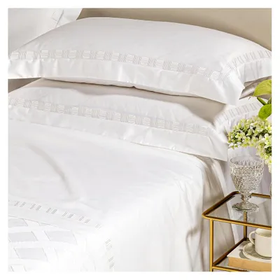 Produktbild von Riky Cmpleto Bettwäsche für französisches Bett, 140 cm, Grau