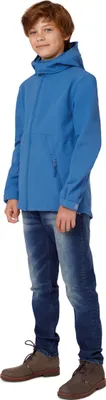 Produktbild von B&C Kinder Softshell-Kapuzenjacke