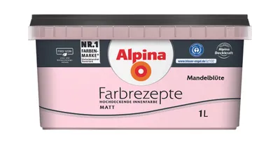 Produktbild von Alpina Farbrezepte Mandelblüte matt 1 Liter