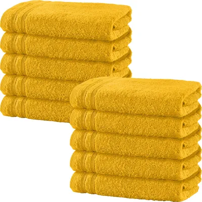 Produktbild von Erwin Müller Badetuch Heidelberg" 10er-Pack gelb 100x150 cm"