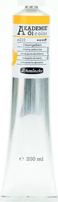 Produktbild von Schmincke 200ml AKADEMIE Öl color Chromgelbton Öl 41 222 015