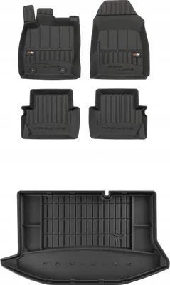 Produktbild von 3D SET Gummimatten und Fußmatten Ford Fiesta Mk7 Schrägheck 2008-2012