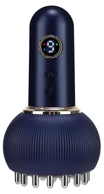 Image de Appareil de massage, plusieurs modes, rechargeable, bleu