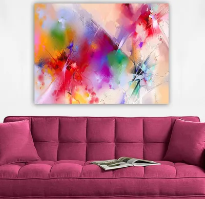 Image de Wallity, 709257052_70100- HPE2707, Coloured, Canvas pictures, 70 x 100 cm, 100% canvas