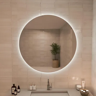 Zdjęcie produktu dla LOMAZOO lustro AUSTIN 100 cm, okrągłe, LED