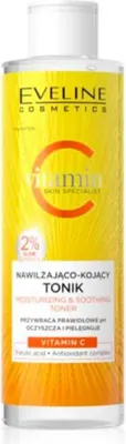 Obrázok produktu pre Eveline Vitamin C Skin Specialist hydratačné a upokojujúce tonikum pre všetky typy pleti, 200 ml