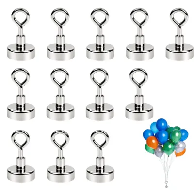 Productafbeelding van Magnetische ballongewichten - Herbruikbare gewichten voor heliumballonnen - 12 stuks