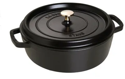 Zdjęcie produktu dla Staub 1112625 Kokilka okrągła 26 cm czarna