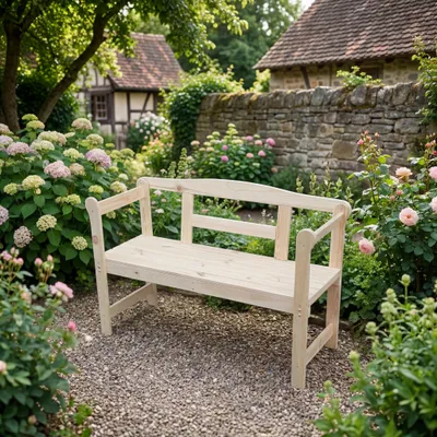 Produktbild von Friesenbank 118x45x78 cm Kiefer unbehandelt