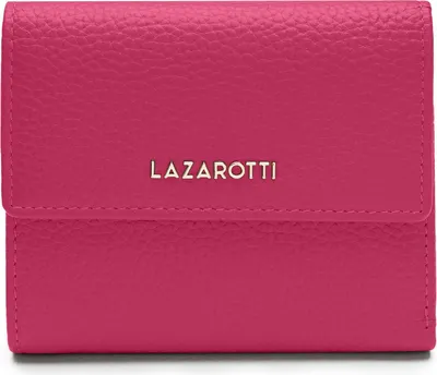 Produktbild von Lazarotti Leder Geldbörse Bologna Leather Wallet With 8 Card Slots Hot Pink