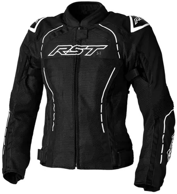 Produktbild von RST Damen S1 Mesh CE Textil-Jacke - Schwarz/Weiß Größe XS