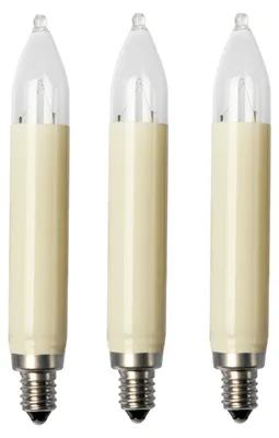Produktbild von Ersatzkerzen 16V 3W, 3Stk E10, für 15 Brennstellen innen & außen 904031