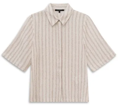 Produktbild von Bugatti Damen gestreifte Bluse mit verdeckter Knopfleiste Serie 1/2 Art