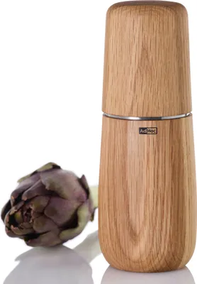 Produktbild von AdHoc MP712 Salzmühle oder Pfeffermühle Yono 18cm, Edelstahl | Eiche hell