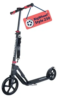 Immagine prodotto di HUDORA BigWheel Style 230: Scooter robusto in alluminio con ampia pedana. City scooter regolabile in altezza e pieghevole, adatto a un peso massimo di 120 kg. Scooter a spinta per adolescenti e adulti