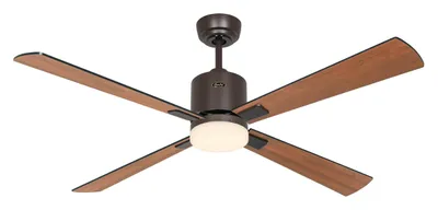 Obrázek produktu pro Stropní ventilátor ECO NEO III 132 bronz – černý/teak, WiFi, s osvětlením