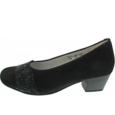 Produktbild von Waldläufer Käthe Damen Pumps in Schwarz, Größe 4.5