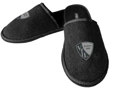 Produktbild von VfL Bochum Fan-Pantoffel aus Filz, Größe 37/38