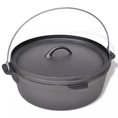 Zdjęcie produktu dla Kociołek, Garnek Żeliwny 5,6 L + Akcesoria Lumarko!