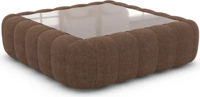 Produktbild von Strukturstoff Couchtisch Square Valora Braun