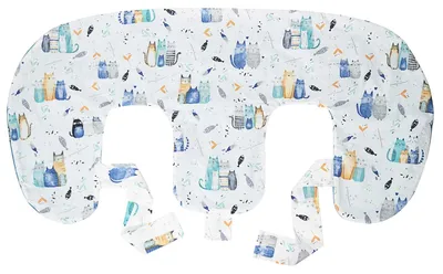 Produktbild von Bellochi Ersatzbezug für Zwillingsstillkissen - 100x57 cm - Premium Baumwolle Antiallergisch & Atmungsaktiv - Bezug mit verdecktem Reißverschluss für Zwillinge - Maschinenwaschbar