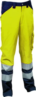 Produktbild von Cofra Warnschutzhose mit Reflexstreifen gelb XXXL