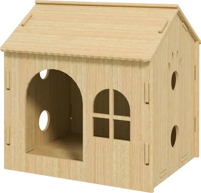 Produktbild von Niedliches Indoor-Hundehütte/Katzenhaus, 50 x 41 x 51 cm