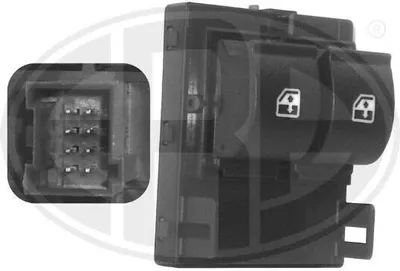 Image de ERA 662424 Commutateur de lève-vitre pour FIAT QUBO (225) Commutateur de lève-vitre avant gauche