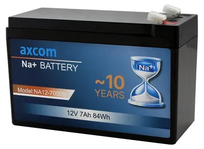Produktbild von Axcom Natrium Ionen Akku 12V 7Ah mit 6,3mm Steckkontakten