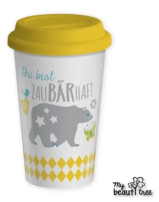 Produktbild von my beautytree Becher to go "Du bist zauBÄRhaft"