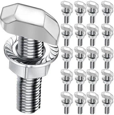 Obrázok produktu pre Skrutky – nehrdzavejúca oceľ A2-70 – M6x30 mm – sada 20 kusov