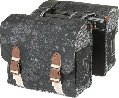 Produktbild von BASIL Bohème Double Bag MIK 2.0 - 35 Liter Doppeltasche wasserabweisend mit R...