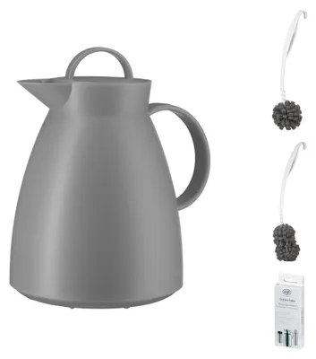 Produktbild von alfi DAN Isolierkanne – Vorteilsset mit Reinigungsbürste CLEAN FIX 30 cm