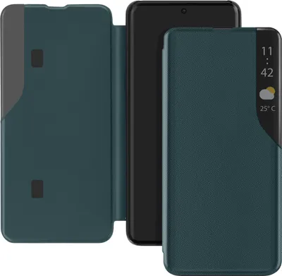 Image de Avizar, Xiaomi Redmi Note 14 Pro/Pro Plus Étui à rabat avec support, vert foncé